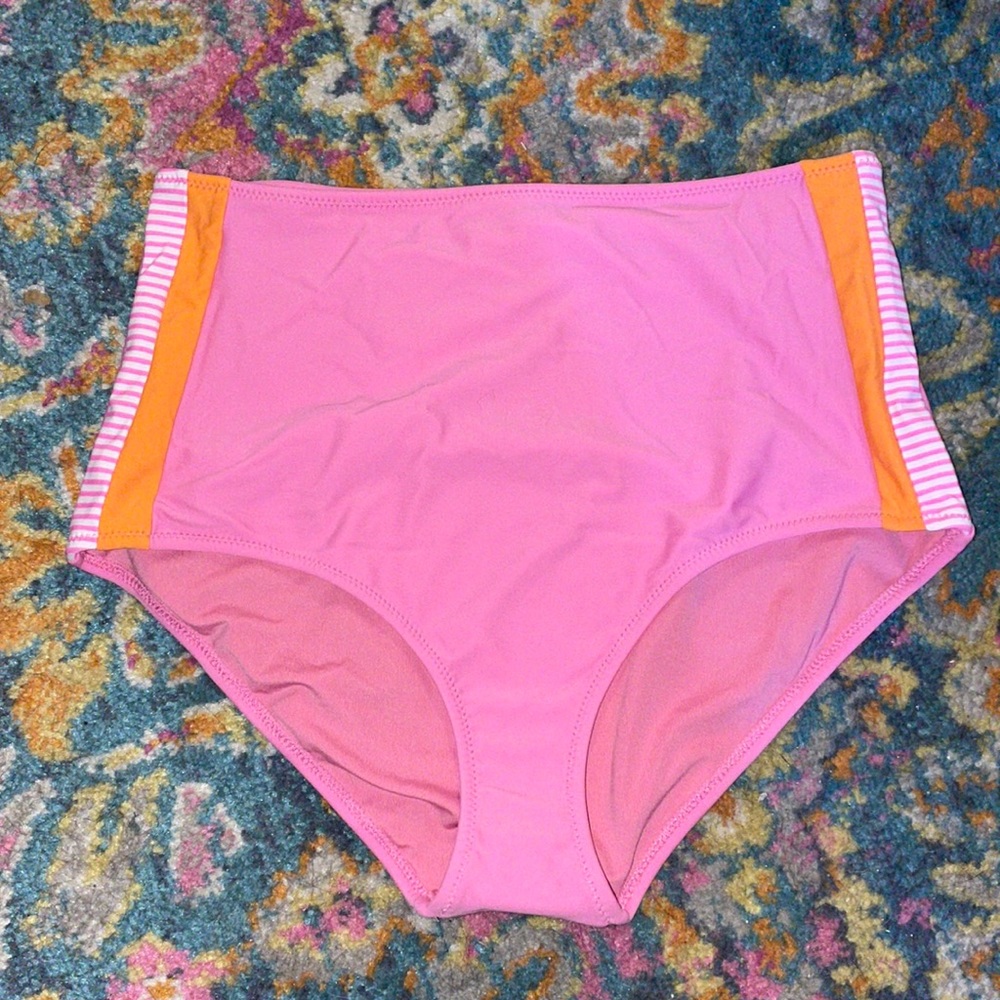 Aerie pink high waisted bikini bottoms